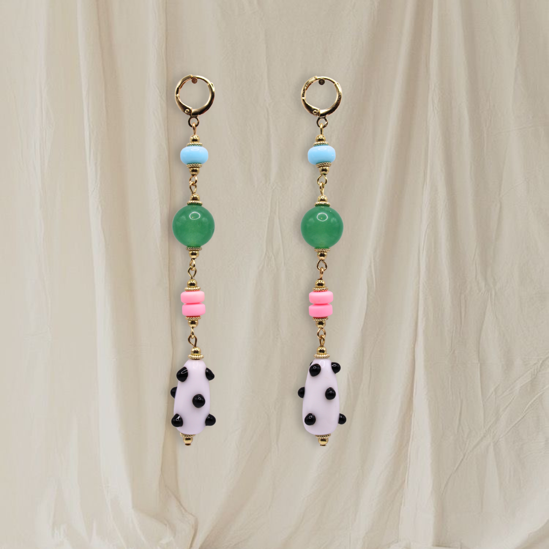 Beaded Treasure Box Dangles
