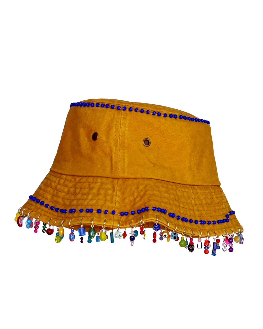 Beaded Embroidered Bucket Hat