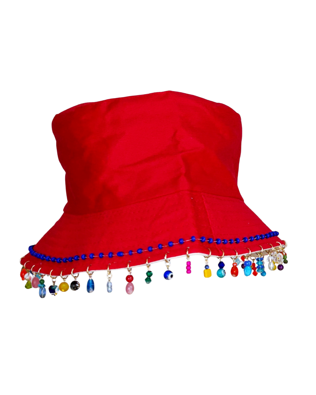 Beaded Embroidered Bucket Hat