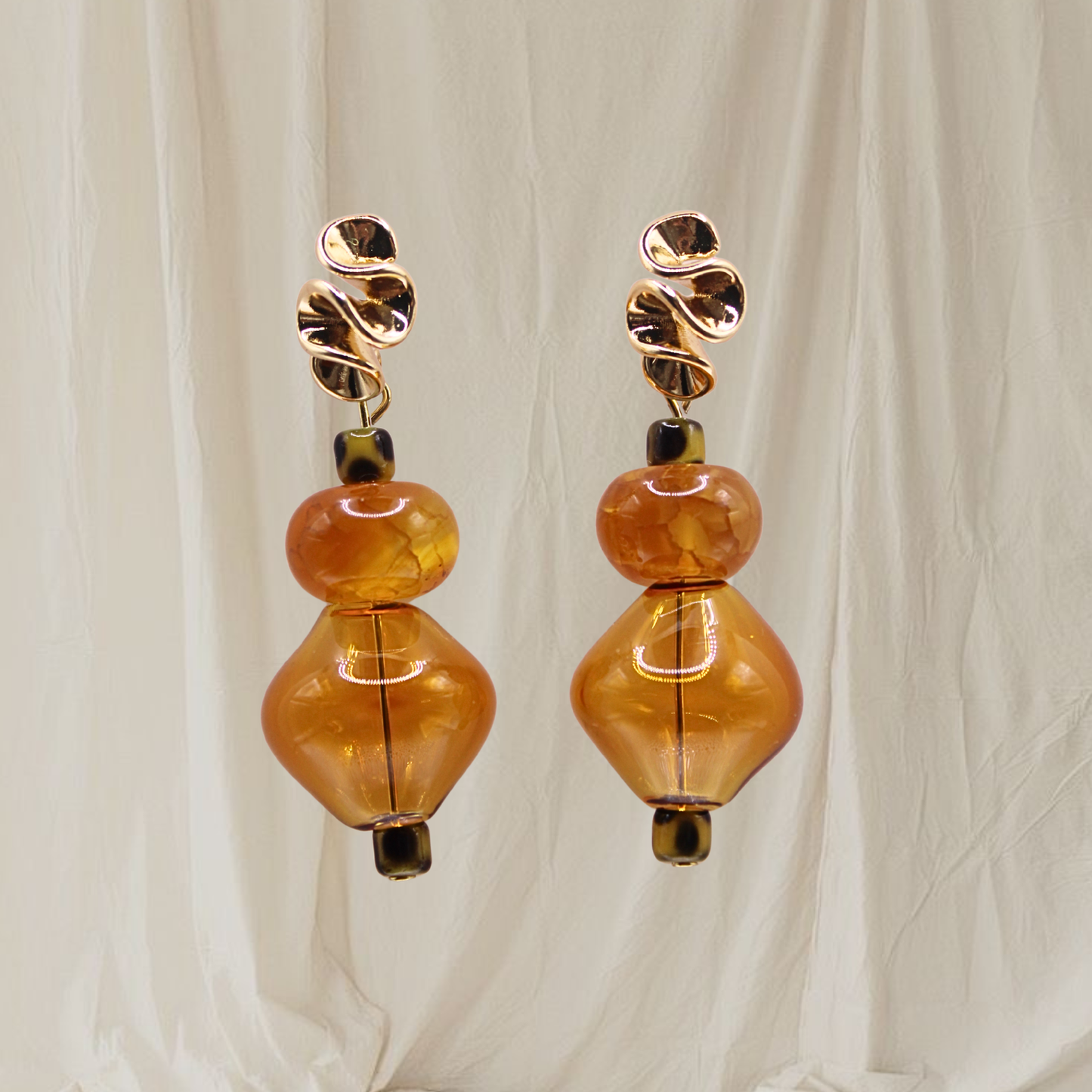 One of a Kind Lampwork Earrings