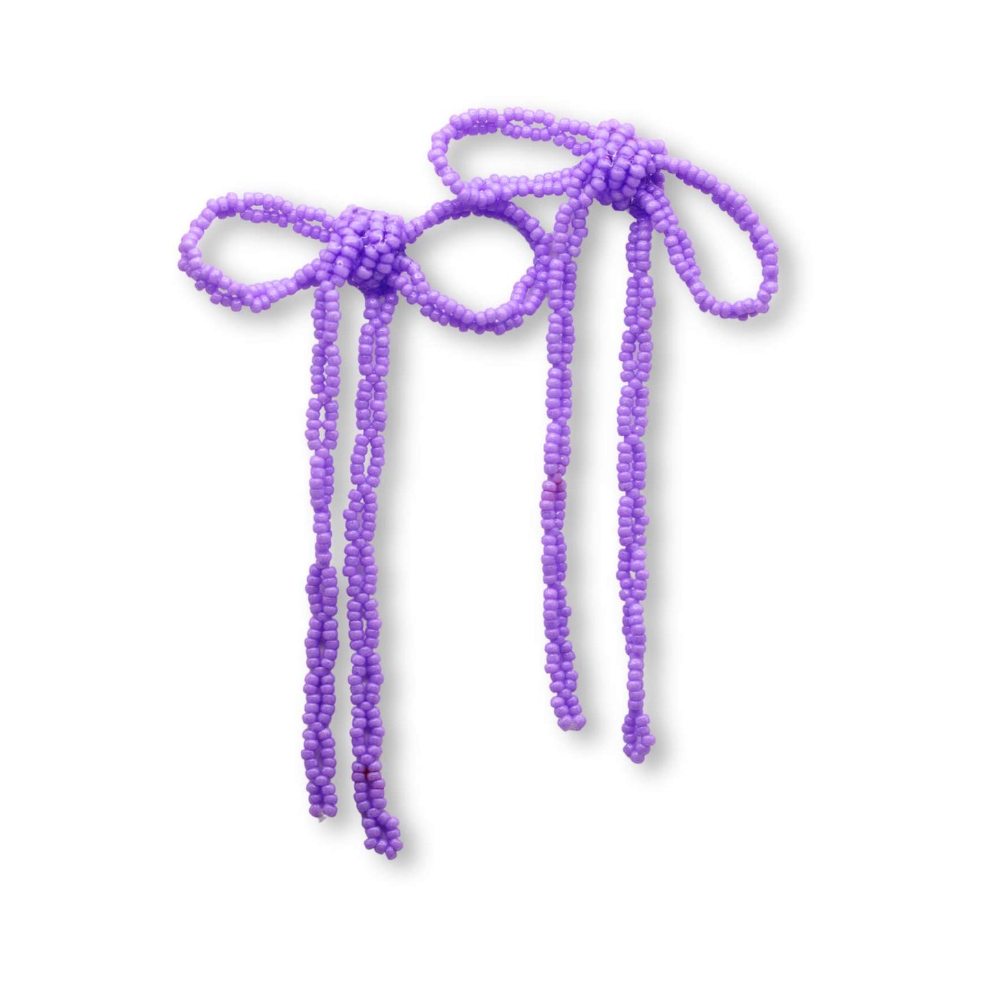 Gracie Beaded Bow Earrings