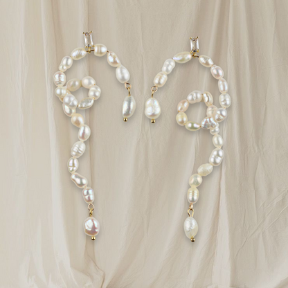 Sherman Earrings - Pearl