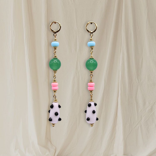 Beaded Treasure Box Dangles