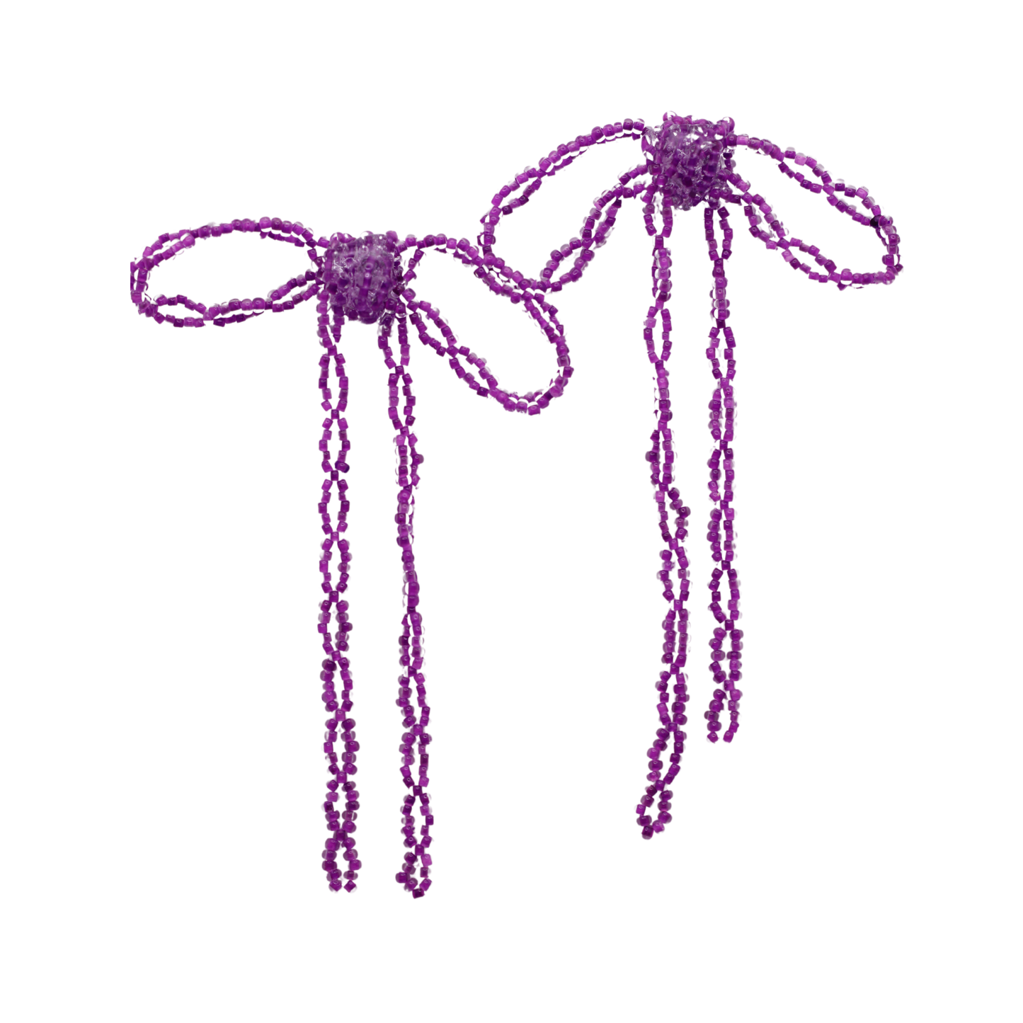 Gracie Beaded Bow Earrings