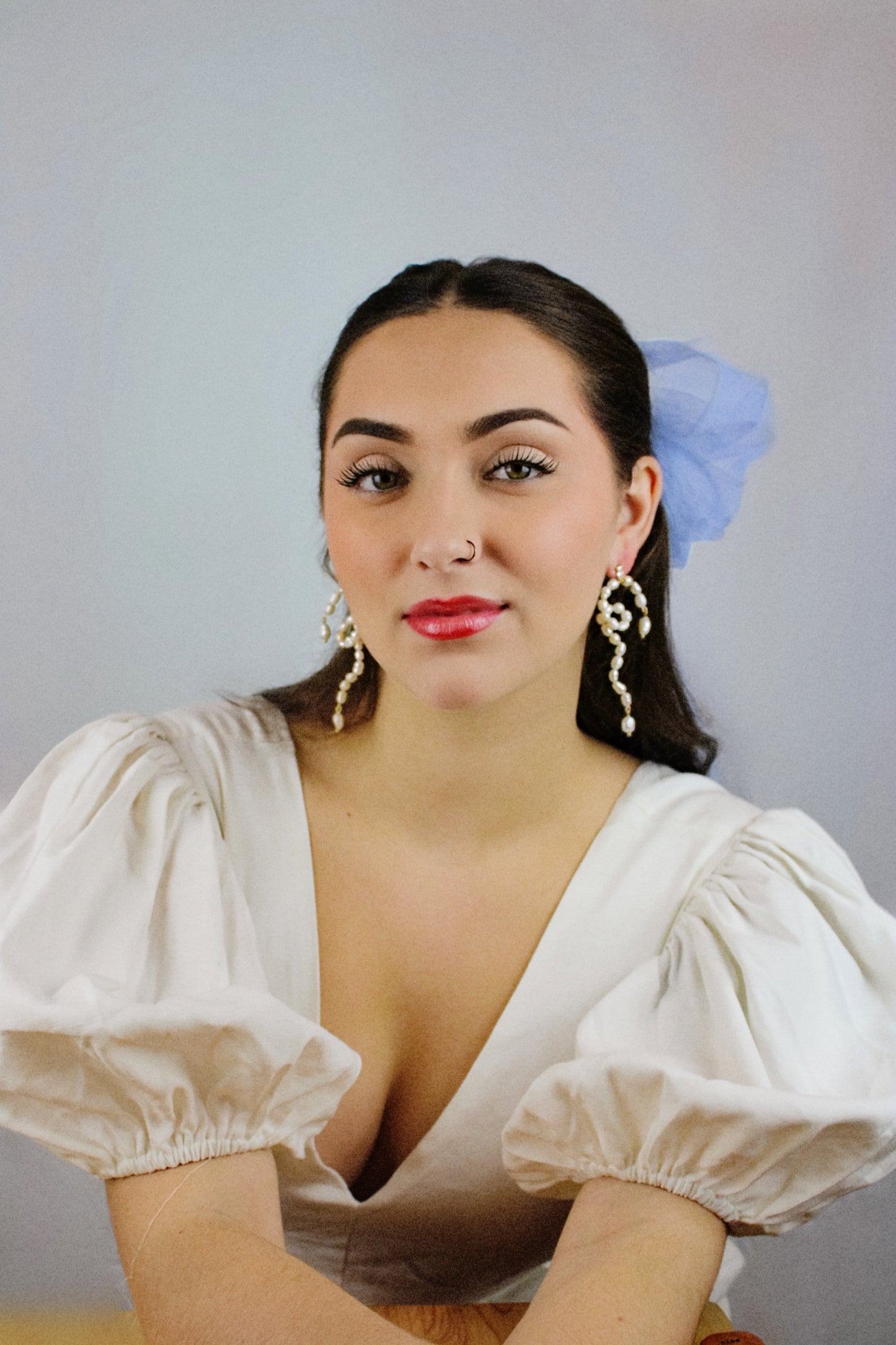 Sherman Earrings - Pearl