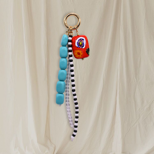 Beaded Bag Charm