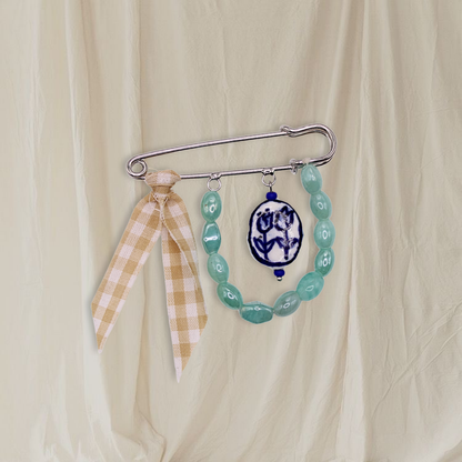 Mixed Media Bag Charm