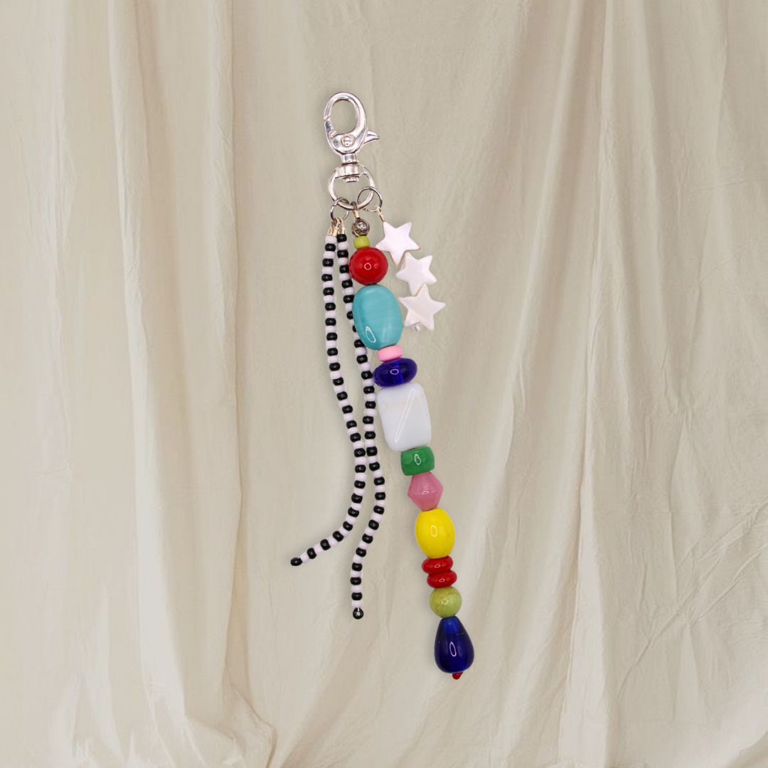 Beaded Bag Charm