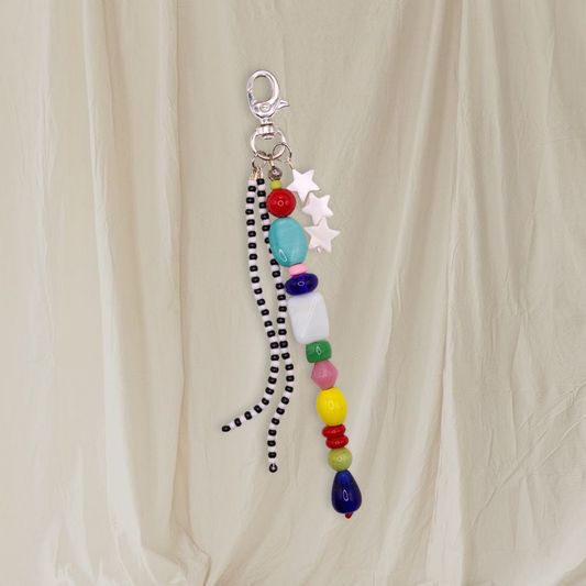 Beaded Bag Charm