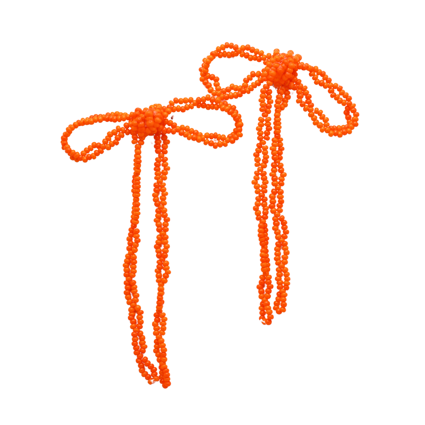Gracie Beaded Bow Earrings